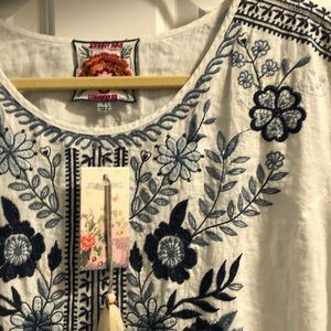 NWT Johnny Was Lei Lei peasant tunic dress